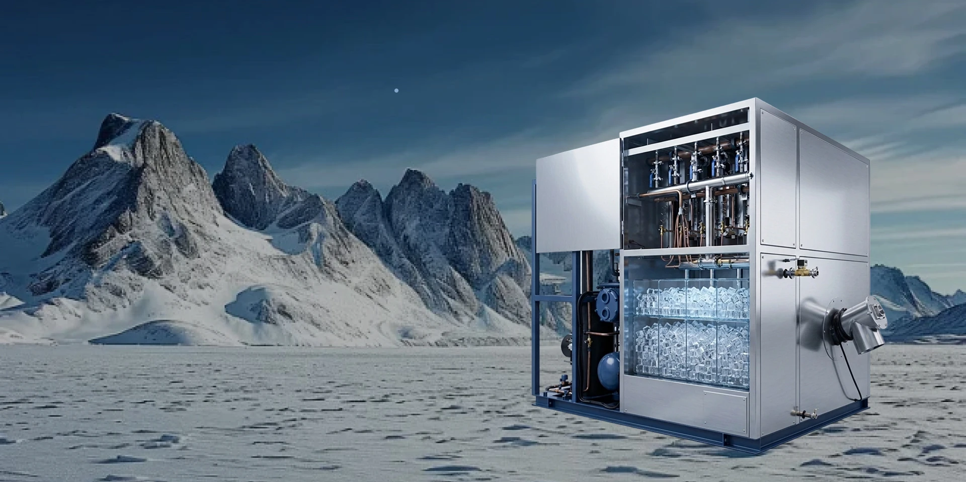Escala tu negocio de hielo con nuestras soluciones industriales de alta eficiencia