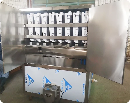 M&aacute;quina de hielo en cubitos refrigerada por agua de 2 toneladas