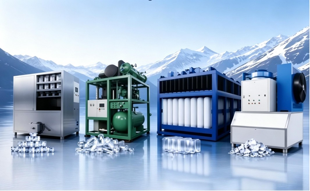 Tipos de hielo para máquinas de hielo industriales, mecanismos de formación y escenarios de aplicación