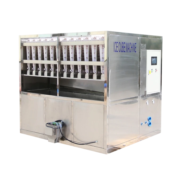 M&aacute;quina para fabricar hielo en cubitos Equipo para fabricar hielo industrial