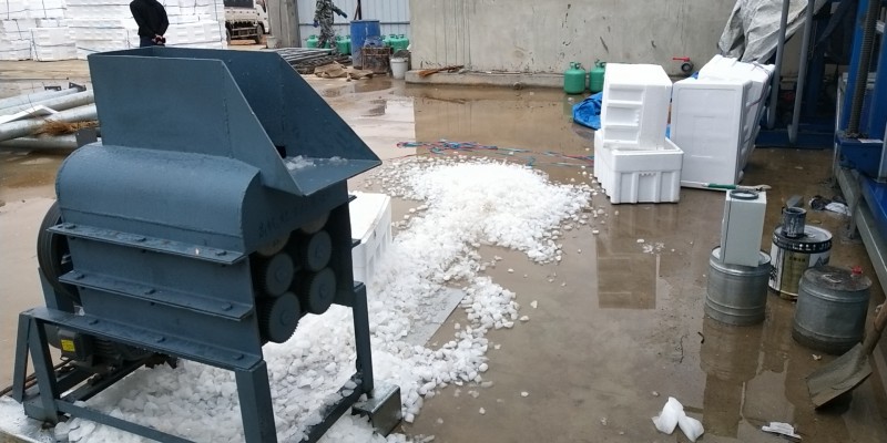 Planta de hielo industrial en bloques de evaporación directa de 20 toneladas